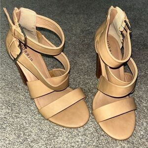 Torrid Beige Strappy Heels
